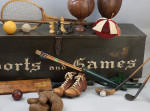 A Large Pine Box, Seat, Sports and Games