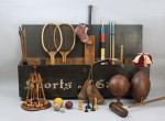 A Large Pine Box, Seat, Sports and Games