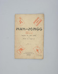 Antique Mahjong Set In Original Hardwood Case