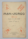 Antique Mahjong Set In Original Hardwood Case