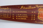Presentation Rowing Oar Trophy, Fitzwilliam House, 1st May Boat 1950