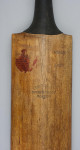 Vintage Willow Cricket Bat, Len Tobutt