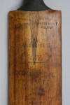 Vintage Willow Cricket Bat, Len Tobutt