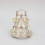 Antique Croquet Egg Cups On Stand