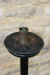 A Set Of four Large Floor Standing Candlesticks