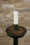 A Set Of four Large Floor Standing Candlesticks