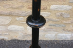 A Set Of four Large Floor Standing Candlesticks