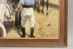 Polo Painting By Alberto Rossi, At The Polo Match