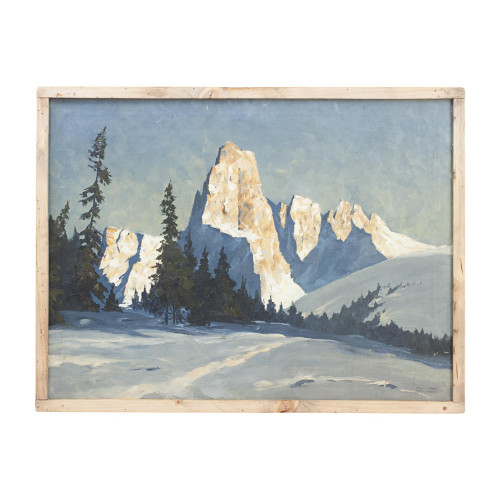 Winter On The Sciliar - Georg Grauvogl (1896 - 1986)