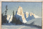 Winter On The Sciliar - Georg Grauvogl (1896 - 1986)