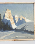 Winter On The Sciliar - Georg Grauvogl (1896 - 1986)
