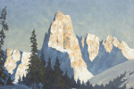 Winter On The Sciliar - Georg Grauvogl (1896 - 1986)