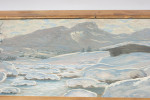 Oil Painting Of Winter In Tirol By A. Kusche