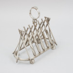 Silver Plated Cricket Toast Rack