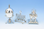 Silver Plated Cricket Toast Rack