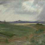 Antique Golf Painting Of Rye Harbour