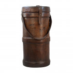 Naval Shell Case, Leather Cordite Bucket
