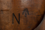 Naval Shell Case, Leather Cordite Bucket