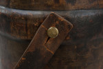 Small Naval Shell Case, Leather Cordite Bucket