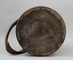Small Naval Shell Case, Leather Cordite Bucket