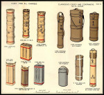 Small Naval Shell Case, Leather Cordite Bucket