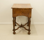 Burr Oak And Ash Lowboy, Side Table
