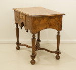 Burr Oak And Ash Lowboy, Side Table