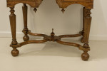 Burr Oak And Ash Lowboy, Side Table