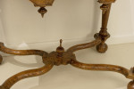 Burr Oak And Ash Lowboy, Side Table