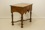Burr Oak And Ash Lowboy, Side Table