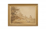 Pair Of Shooting Paintings By Samuel Howitt