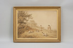 Pair Of Shooting Paintings By Samuel Howitt