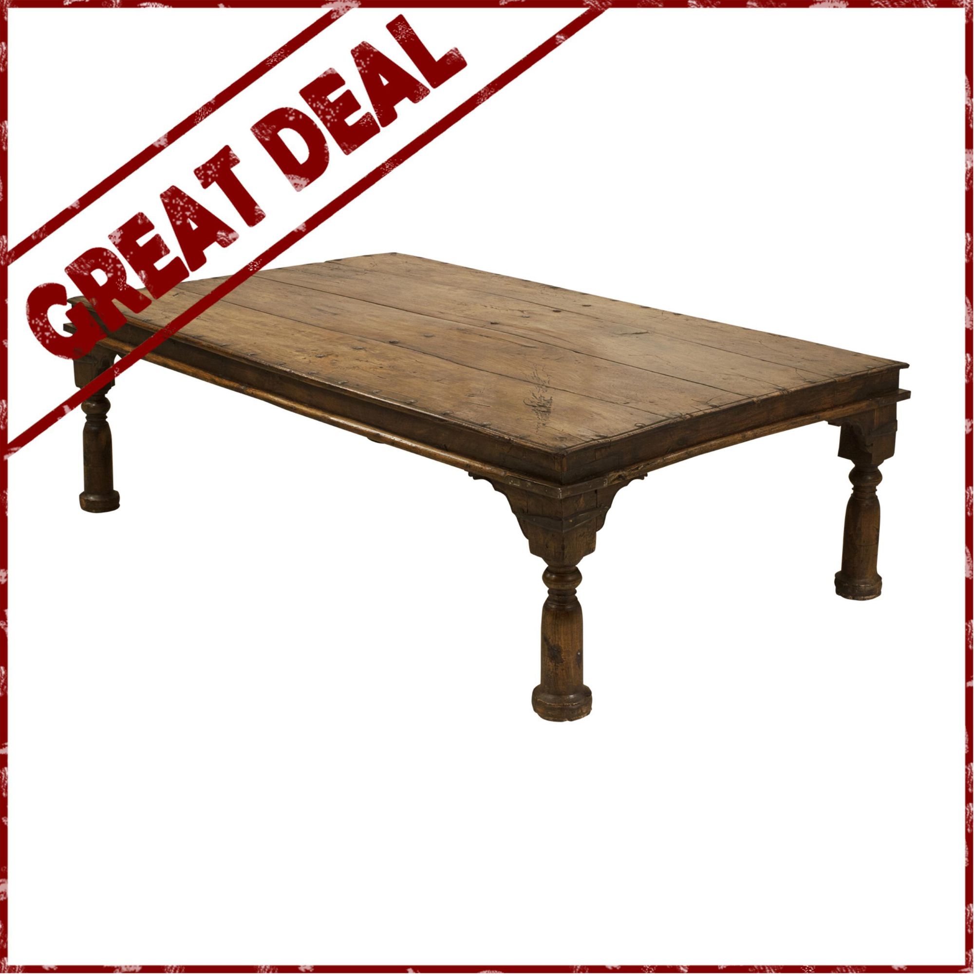 Antique Indian Coffee Table From Shekhawati