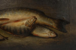 Painting Of Fish On The River Bank