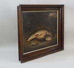 Painting Of Fish On The River Bank