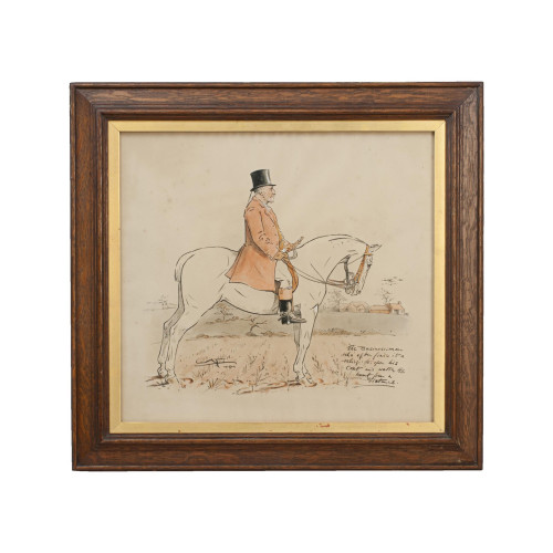 Set Of Eight George Fothergill Hunting Prints