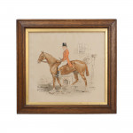 Set Of Eight George Fothergill Hunting Prints