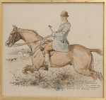 Set Of Eight George Fothergill Hunting Prints