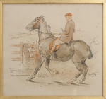 Set Of Eight George Fothergill Hunting Prints
