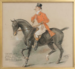 Set Of Eight George Fothergill Hunting Prints