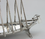 Silver Plated Rowing Toast Rack