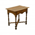 Walnut And Oak Lowboy Table