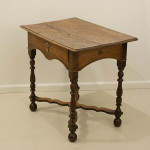 Walnut And Oak Lowboy Table