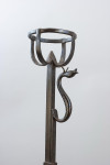 Pair Of Wrought Iron Andirons