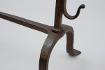 Pair Of Wrought Iron Andirons