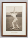 Cricket Photogravur Of Francis Stanley Jackson