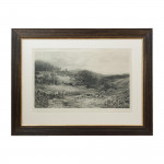 Shooting Print, Rabbit Shooting By Douglas Adams