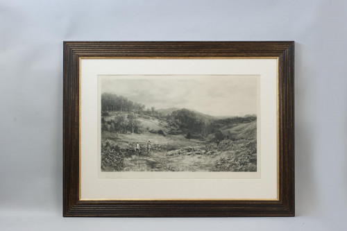 Shooting Print, Rabbit Shooting By Douglas Adams