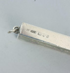 Antique Silver Fox Hunting Vesta Case