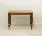 Antique Mahogany Library Table Or Desk, Attributed To Gillows.